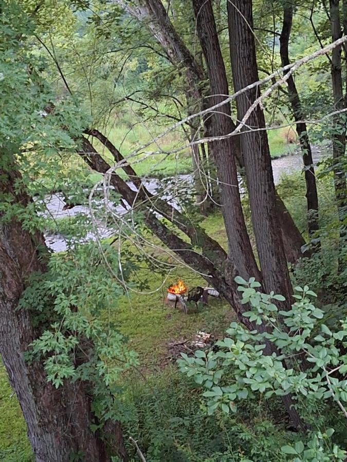Neshannock Creekside Log Cabin Volant Ngoại thất bức ảnh
