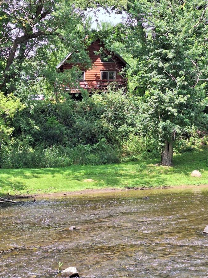 Neshannock Creekside Log Cabin Volant Ngoại thất bức ảnh